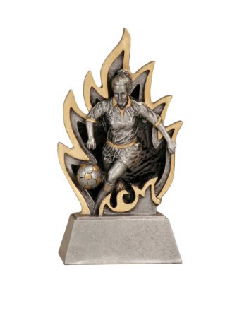 Personalized Soccer Trophy 6.5" - Custom Engraved GT for Team, Coach & MVP - View 1