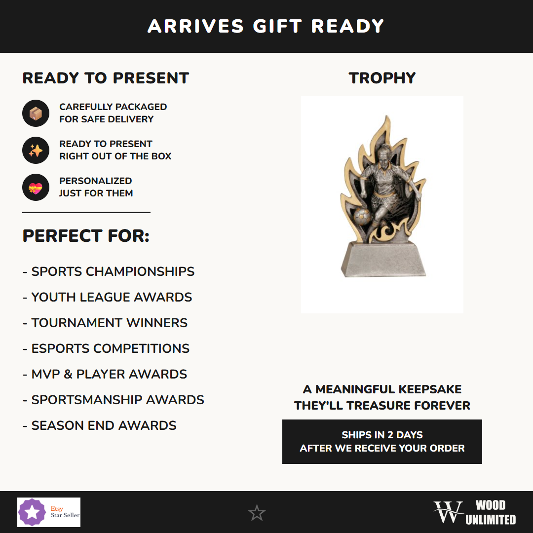 Soccer Trophy - gift info