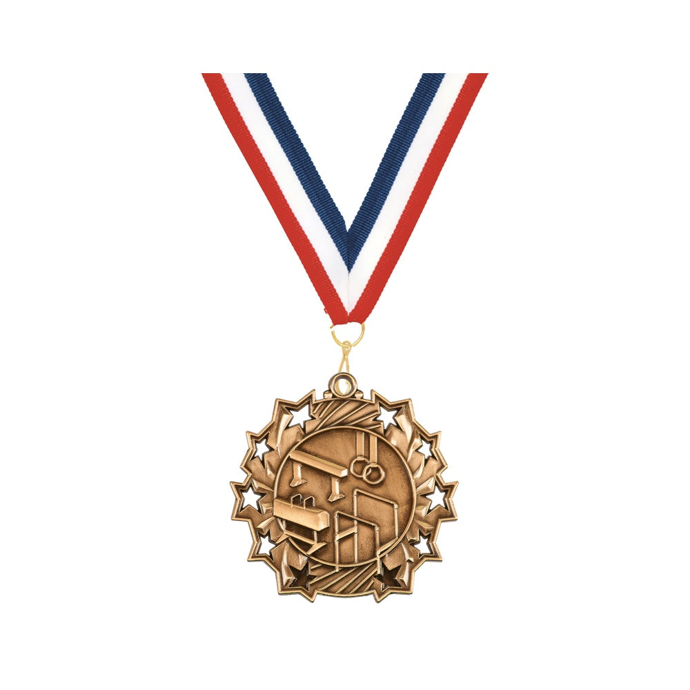 Personalized Gymnastics Team Medals, Gymnast Medallions with Neck Ribbon, Gymnast Awards for Players and Coaches - Image 7...