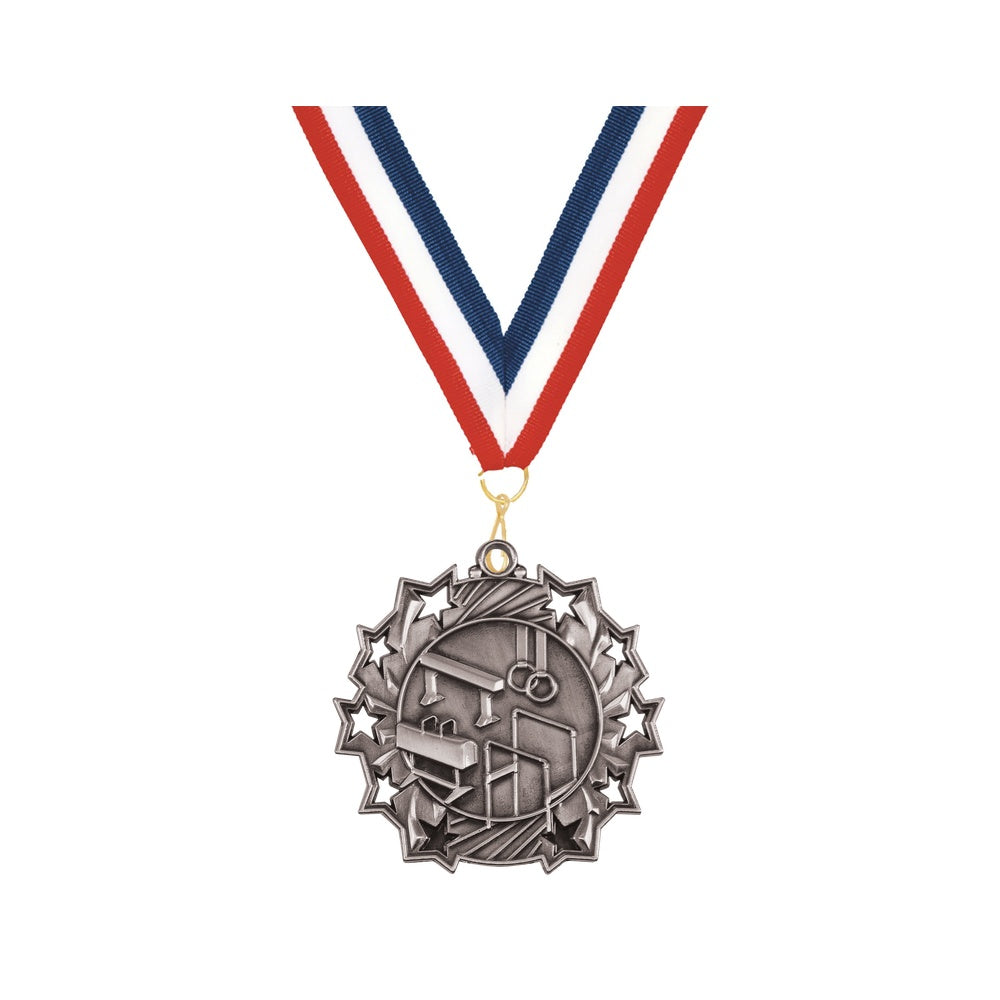 Personalized Gymnastics Team Medals, Gymnast Medallions with Neck Ribbon, Gymnast Awards for Players and Coaches - Image 6...