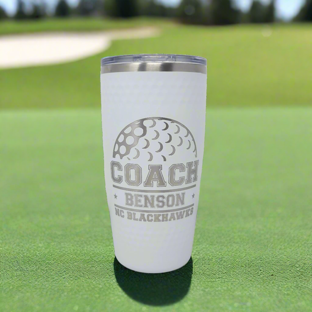 Drink Tumbler, Personalized Gift for Golf Coach