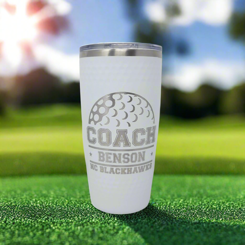 Drink Tumbler, Personalized Gift for Golf Coach