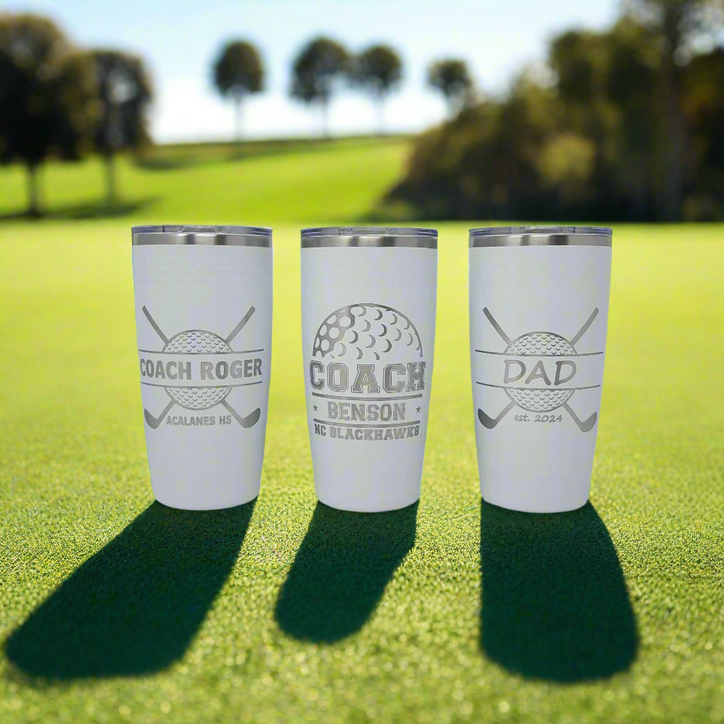 Personalized Drink Tumbler, Coffee Mug, Golf Gift, Gift for Golfer, Personalized Gift for Golf Enthusiast