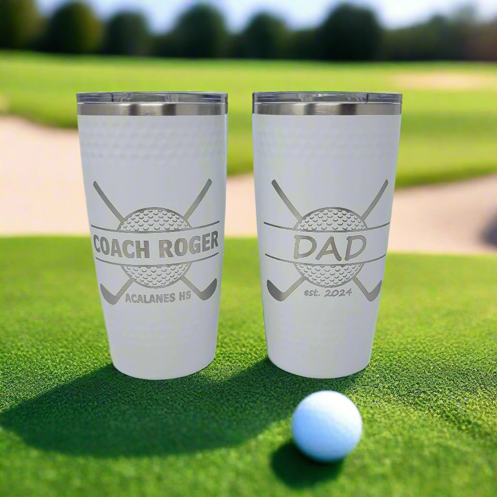 Personalized Drink Tumbler, Coffee Mug, Golf Gift, Gift for Golfer, Personalized Gift for Golf Enthusiast