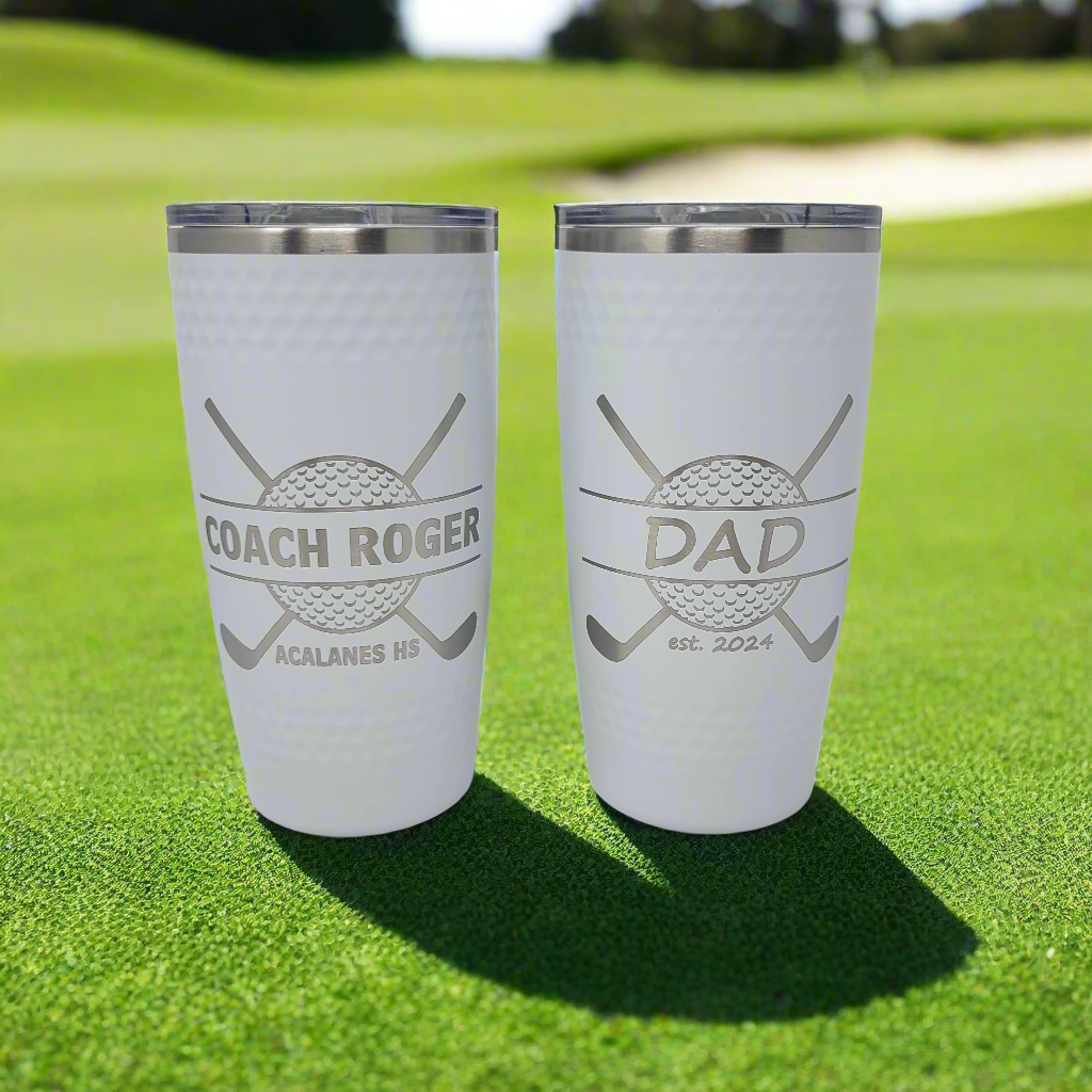 Personalized Drink Tumbler, Coffee Mug, Golf Gift, Gift for Golfer, Personalized Gift for Golf Enthusiast