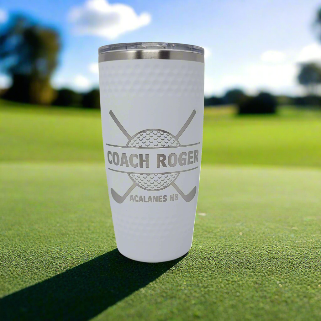 Personalized Drink Tumbler, Coffee Mug, Golf Gift, Gift for Golfer, Personalized Gift for Golf Enthusiast