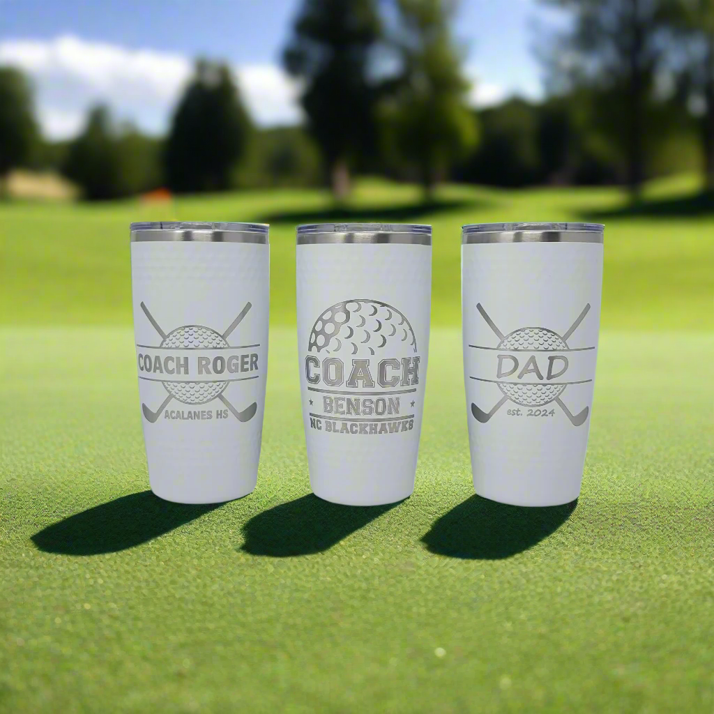 Personalized Drink Tumbler, Coffee Mug, Golf Gift, Gift for Golfer, Personalized Gift for Golf Enthusiast