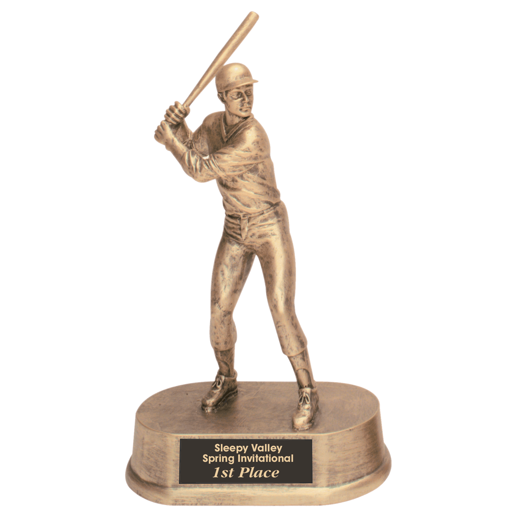 Personalized Baseball Trophy 9" - Custom Engraved JDS for Team, Coach & MVP - View 1