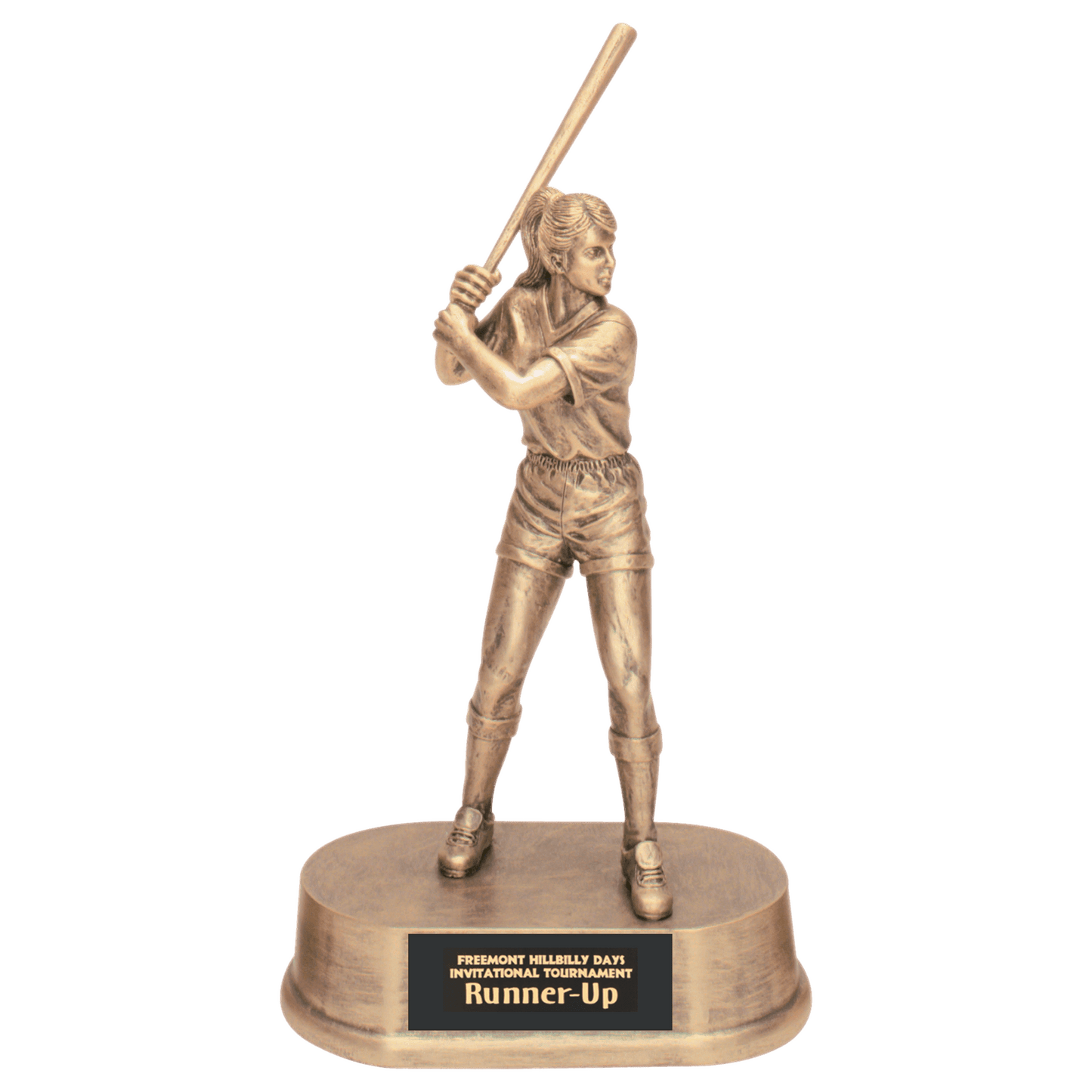 Personalized Softball Trophy 9.25" - Custom Engraved JDS for Team, Coach & MVP - View 1