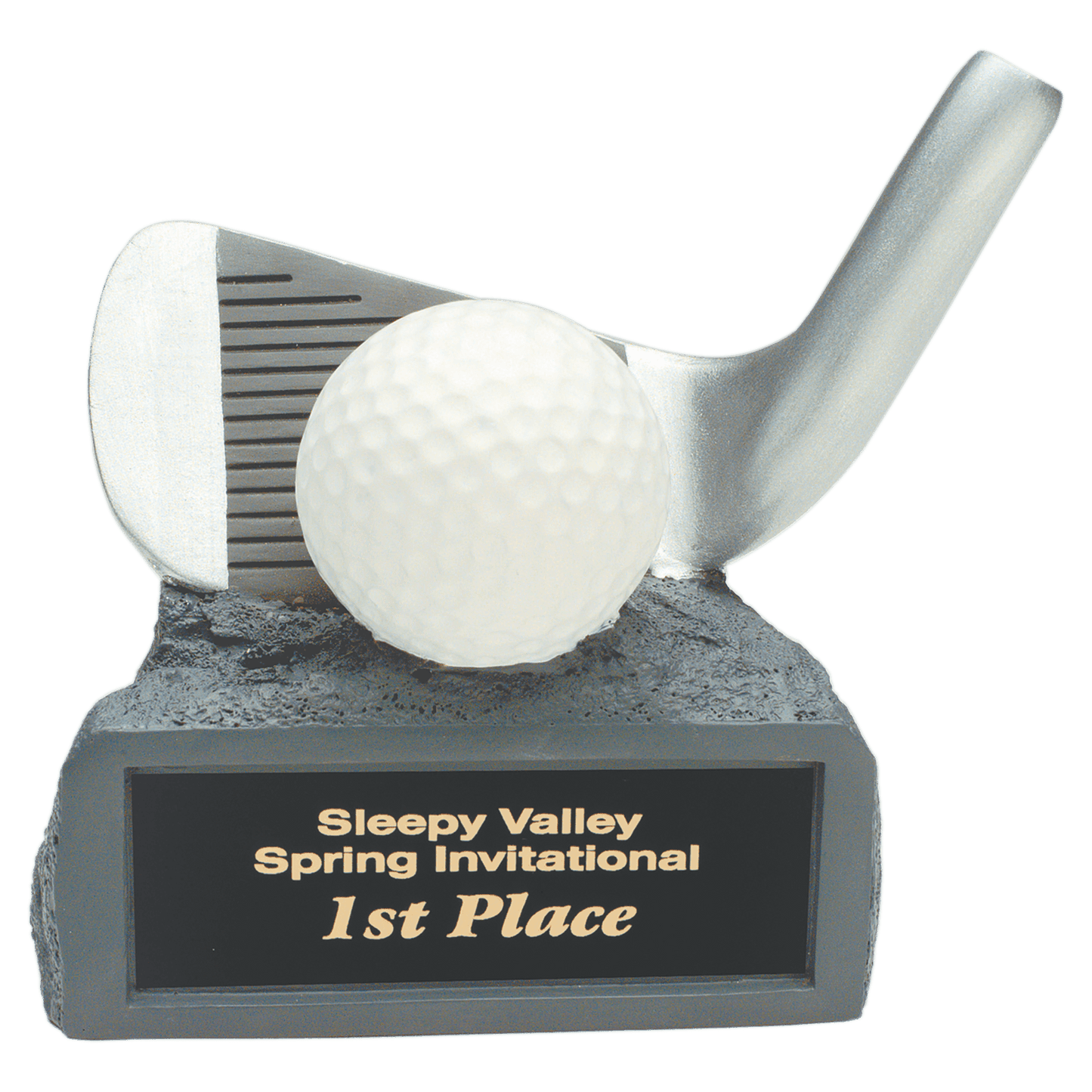 Personalized Golf Trophy 4.25" - Custom Engraved JDS for Team, Coach & MVP - View 1