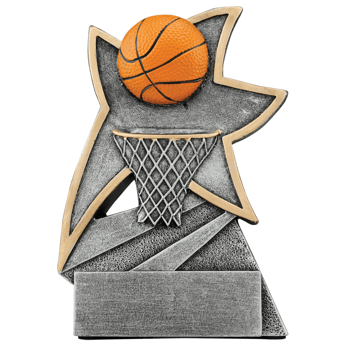 Personalized Sports Trophy 5.5" - Custom Engraved JSR for Team, Coach & MVP - View 1
