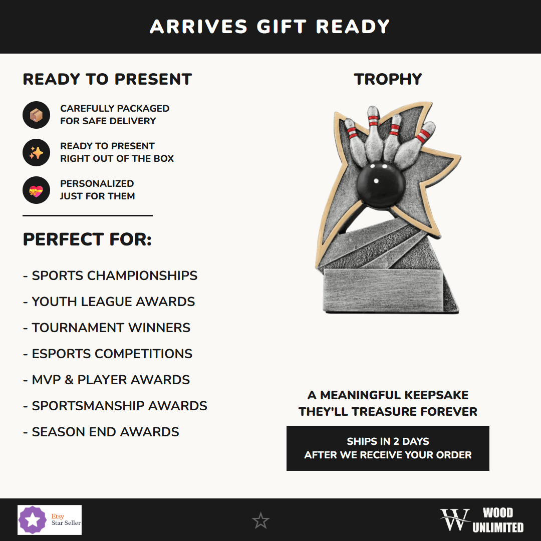 Bowling Trophy - gift info