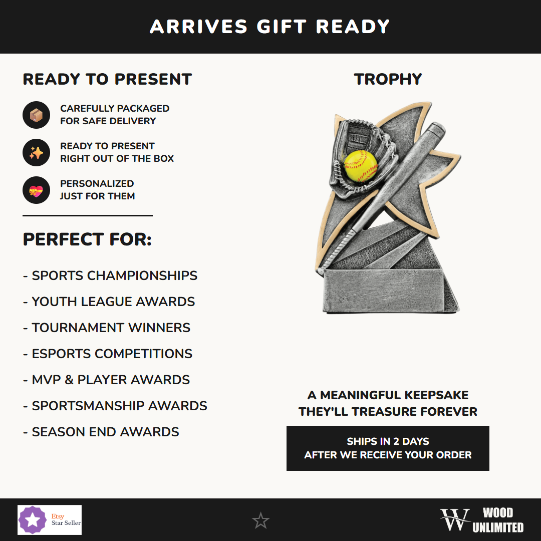 Softball Trophy - gift info
