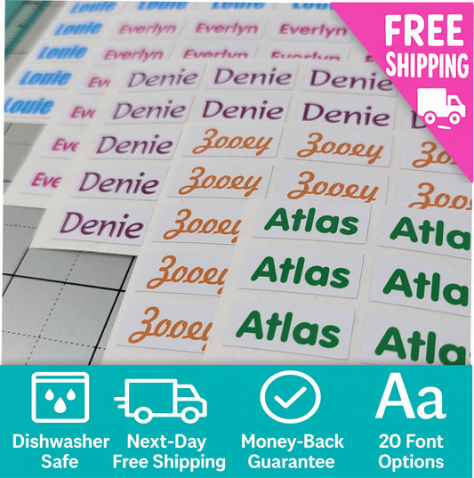 Personalized Back to School Name Labels, Waterproof Name Stickers, Customized Labels for School!