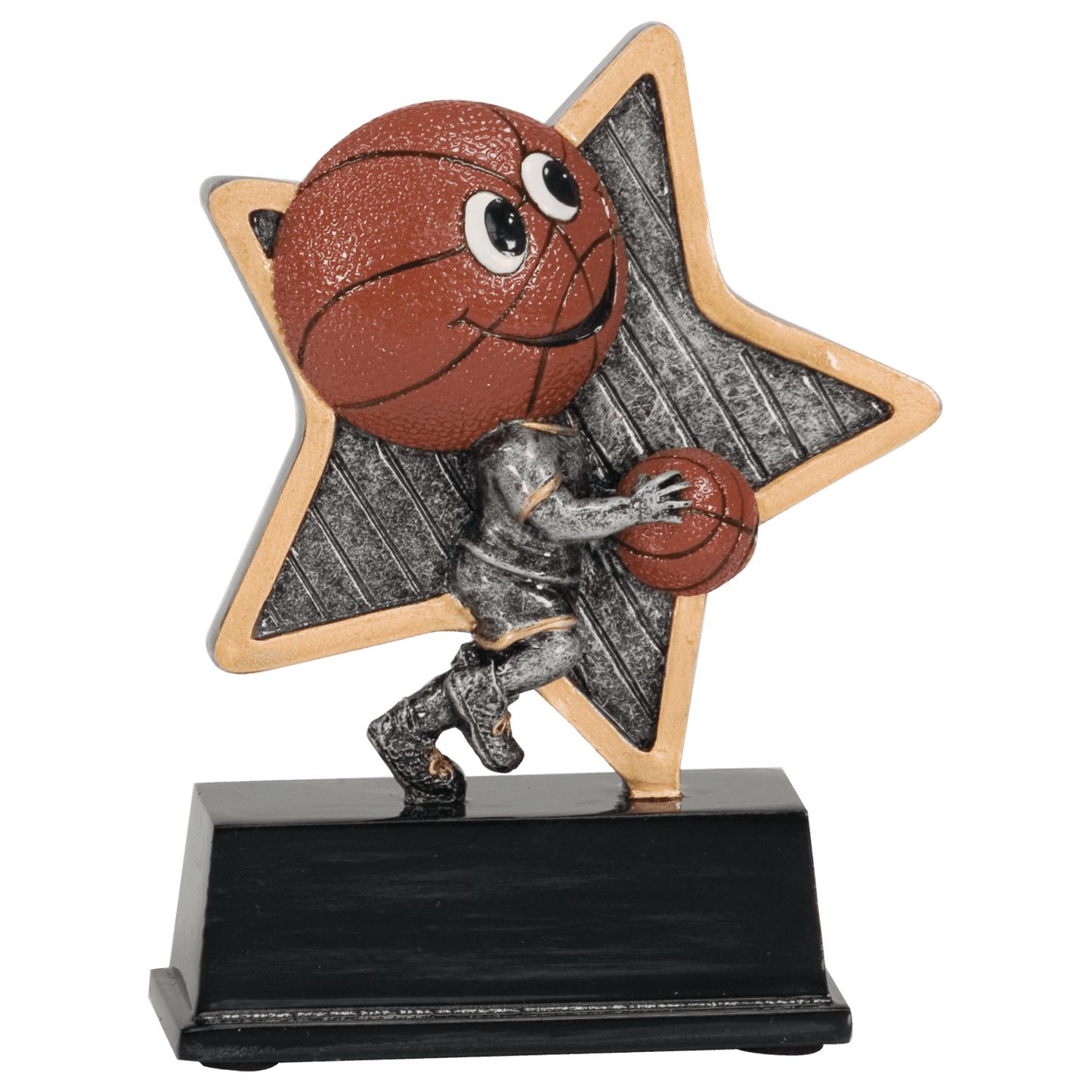 Personalized Sports Trophy 5" - Custom Engraved LPR for Team, Coach & MVP - View 1