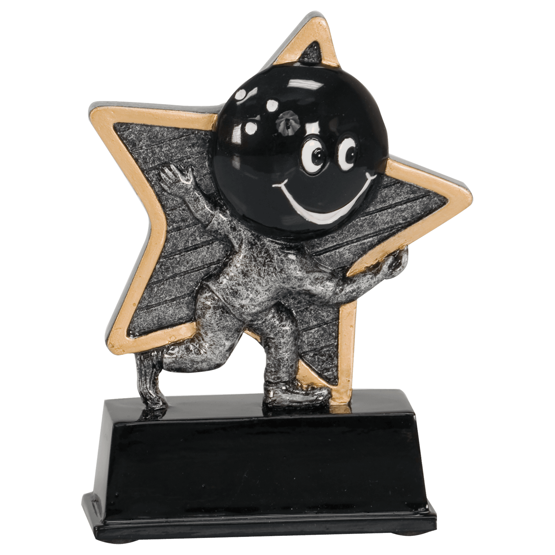 Personalized Sports Trophy 5" - Custom Engraved LPR for Team, Coach & MVP - View 1