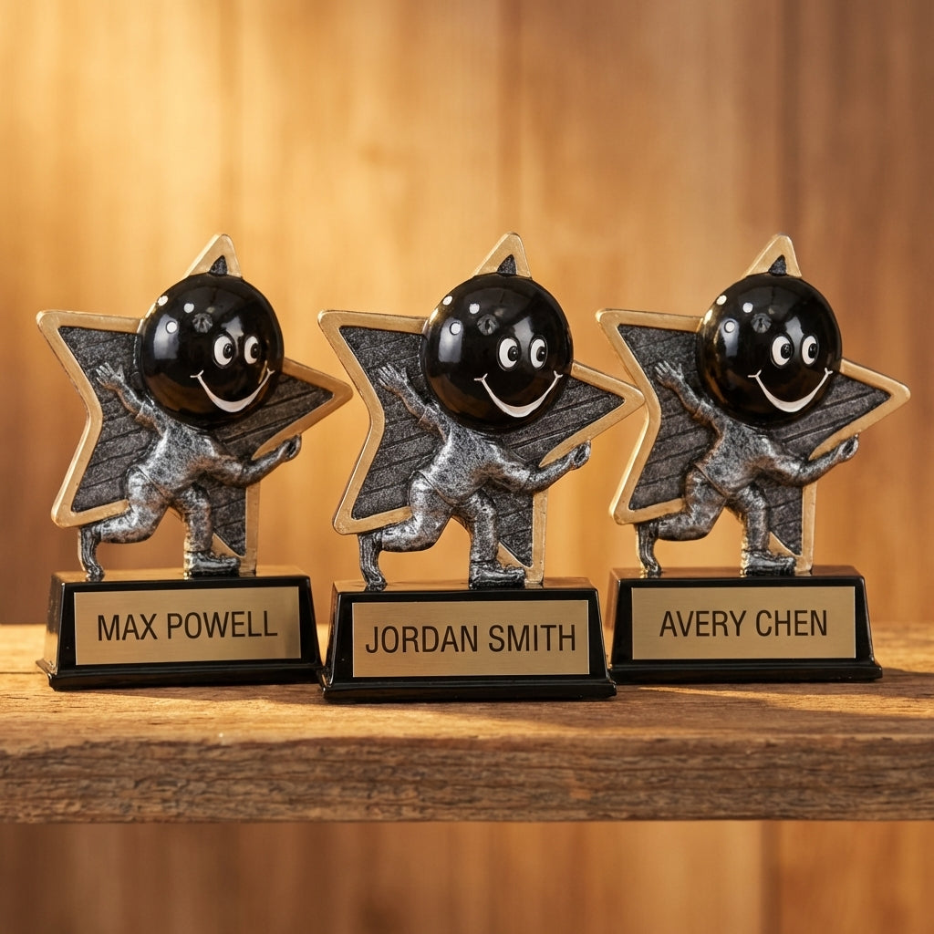 Personalized Sports Trophy 5" - Custom Engraved LPR for Team, Coach & MVP - View 4