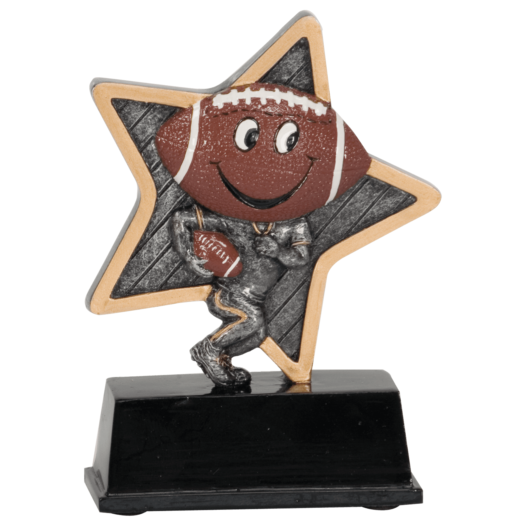 Personalized Sports Trophy 5" - Custom Engraved LPR for Team, Coach & MVP - View 1