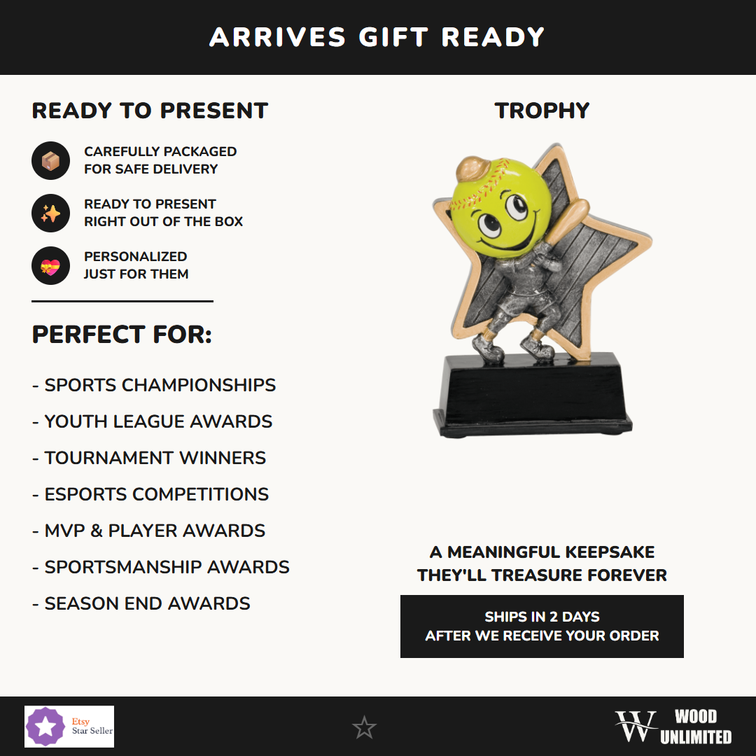 Softball Trophy - gift info