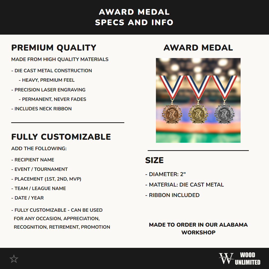 Personalized Wrestling Team Medals, Wrestler Medallions with Neck Ribbon, Wrestler Awards for Players and Coaches