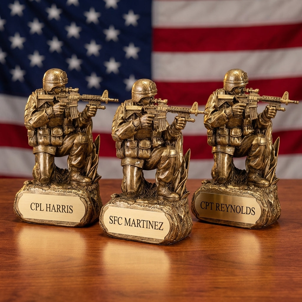 Personalized Military Service Award — hero v4