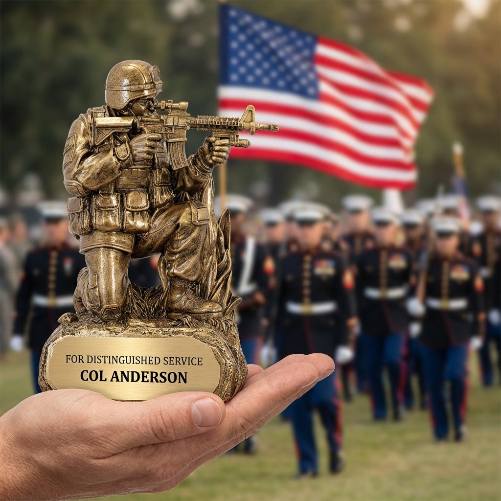 Personalized Military Service Award — hero v5