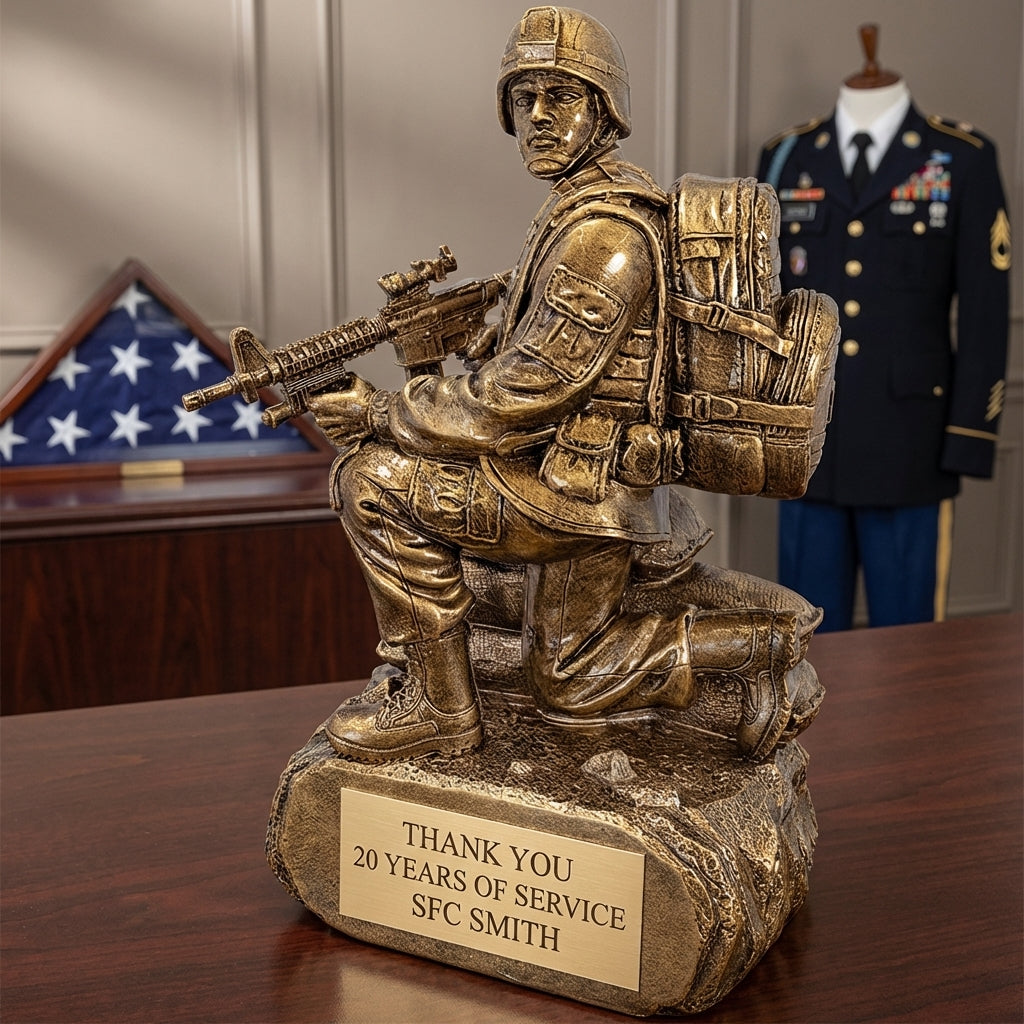 Personalized Military Service Award — hero v2