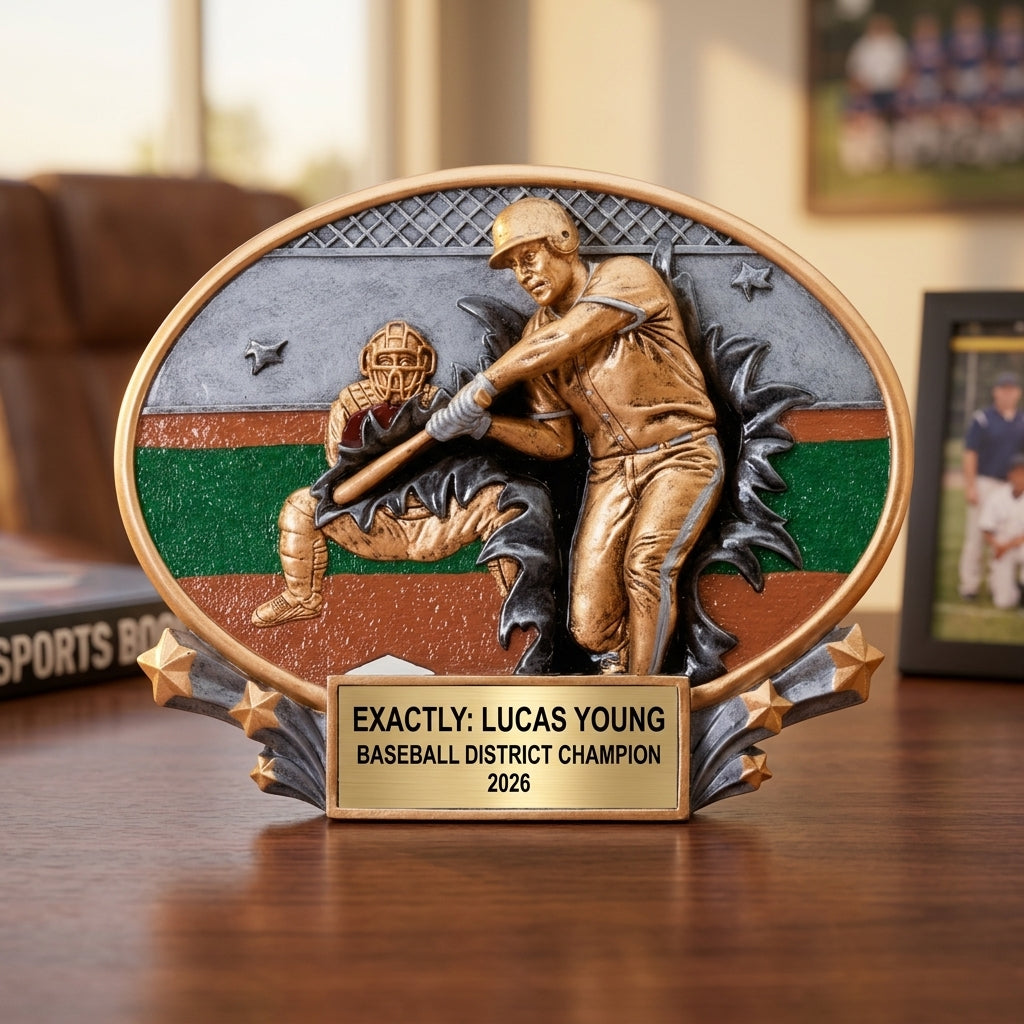 Baseball Award Trophy | Personalized | Custom Engraved | MVP | All-Star | Team Awards - View 5
