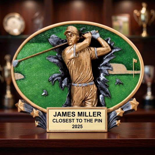 Personalized | Golf Award | Custom Engraved | Golf Trophy | Personalized Golf | Engraved Award | Custom Golf | Tournament Prize - View 1