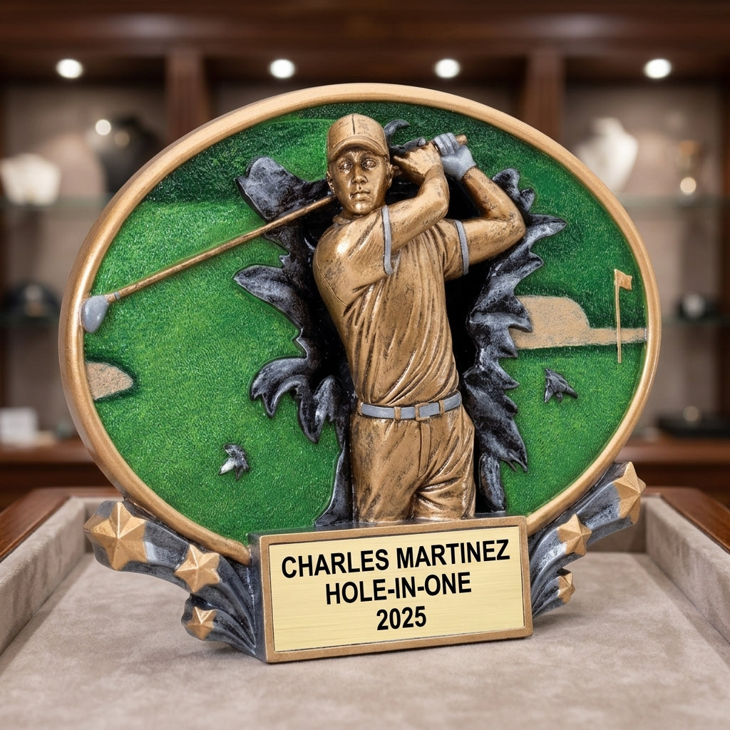 Personalized | Golf Award | Custom Engraved | Golf Trophy | Personalized Golf | Engraved Award | Custom Golf | Tournament Prize - View 3