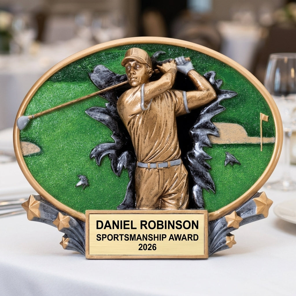 Personalized | Golf Award | Custom Engraved | Golf Trophy | Personalized Golf | Engraved Award | Custom Golf | Tournament Prize - View 5