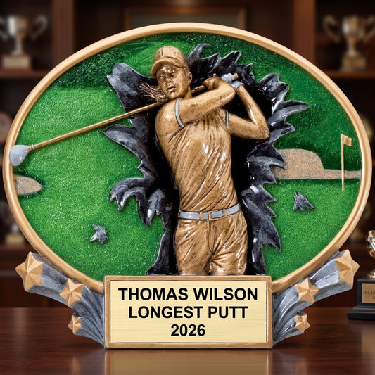 Personalized | Golf Award | Custom Engraved | Golf Trophy | Personalized Golf | Engraved Award | Tournament Prize | Longest Drive - View 1