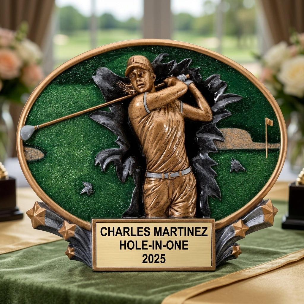 Personalized | Golf Award | Custom Engraved | Golf Trophy | Personalized Golf | Engraved Award | Tournament Prize | Longest Drive - View 2