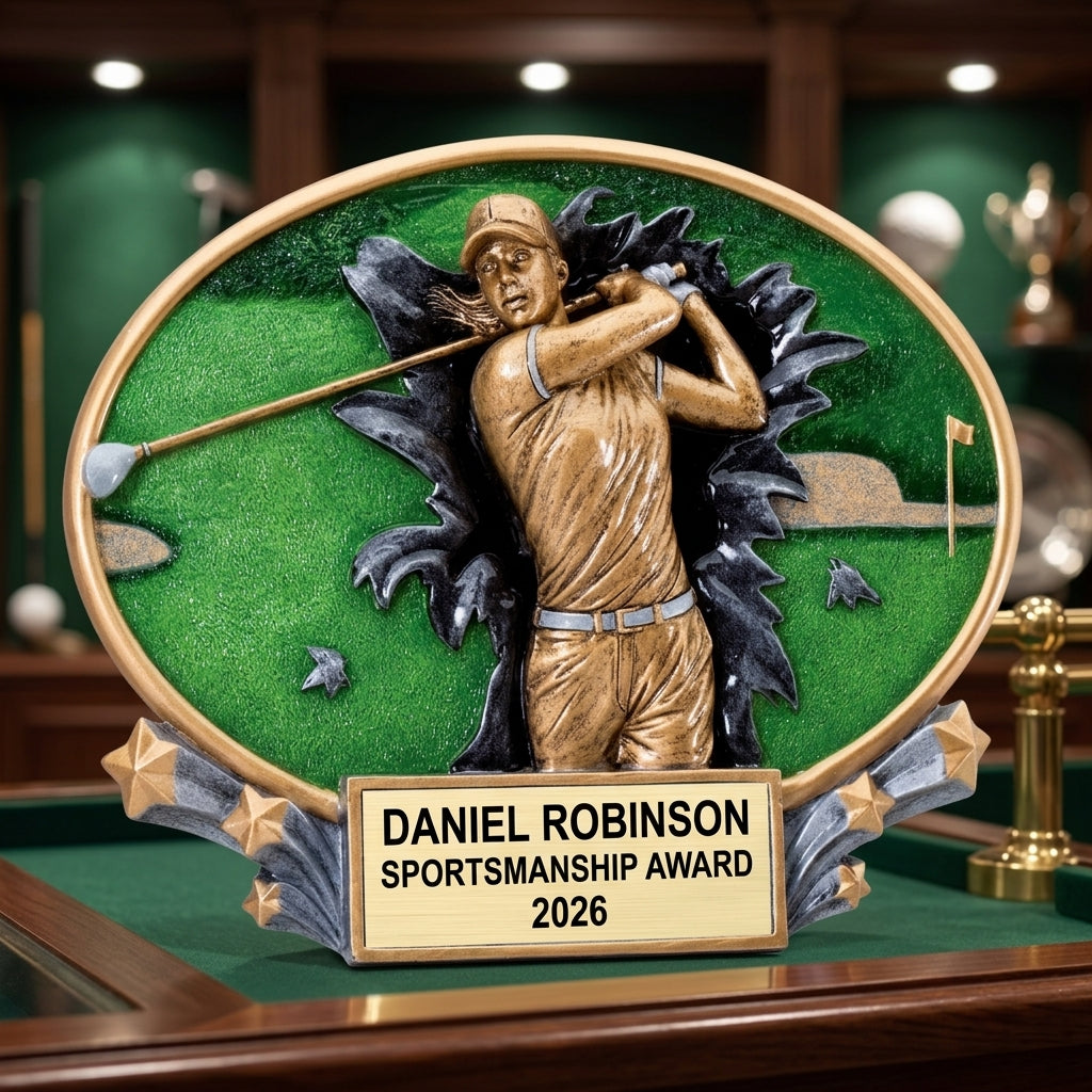 Personalized | Golf Award | Custom Engraved | Golf Trophy | Personalized Golf | Engraved Award | Tournament Prize | Longest Drive - View 3