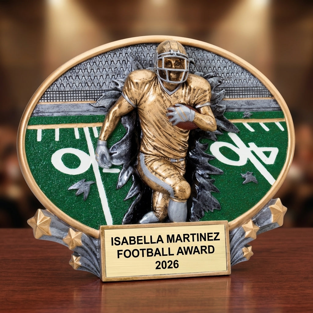 Football Award Trophy | Personalized | Custom Engraved | Football Trophy | Personalized Gift | Team Award | Coach Gift - View 2