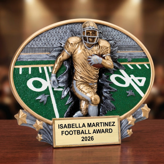 Football Award Trophy | Personalized | Custom Engraved | Football Trophy | Personalized Gift | Team Award | Coach Gift - View 2