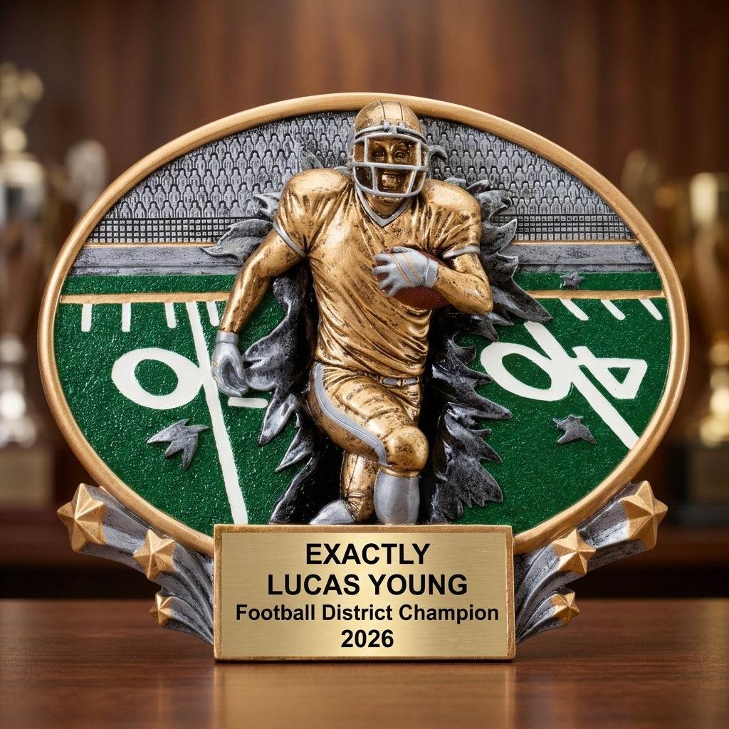 Football Award Trophy | Personalized | Custom Engraved | Football Trophy | Personalized Gift | Team Award | Coach Gift - View 4