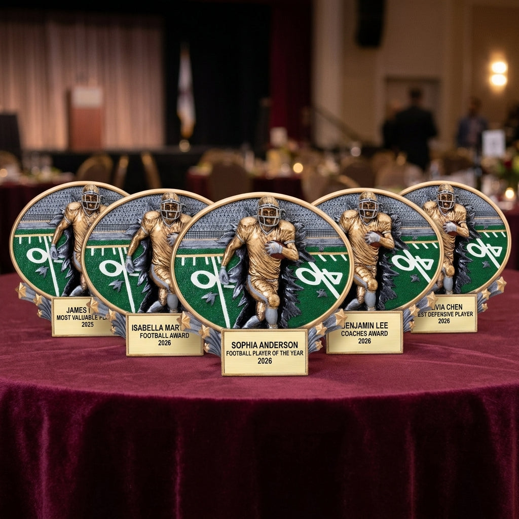 Football Award Trophy | Personalized | Custom Engraved | Football Trophy | Personalized Gift | Team Award | Coach Gift - View 6