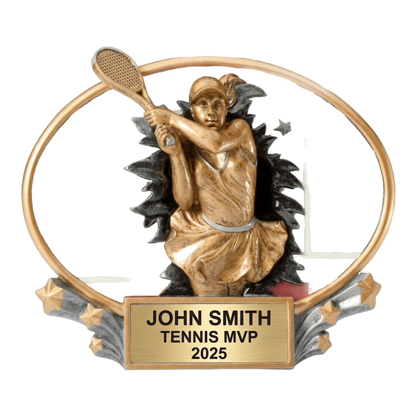 Personalized | Tennis Award | Custom Engraved | Tennis Trophy | Personalized Award | Engraved Gift | Female Player | MVP Award