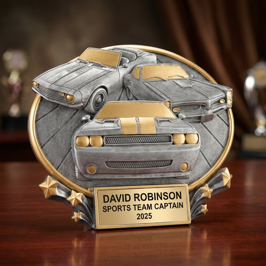 Sports Trophy Award | Personalized | Custom Engraved | Sports Award | Team Award | Coach Gift | Car Show Trophy - View 2