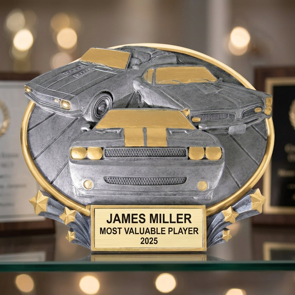 Sports Trophy Award | Personalized | Custom Engraved | Sports Award | Team Award | Coach Gift | Car Show Trophy - View 4