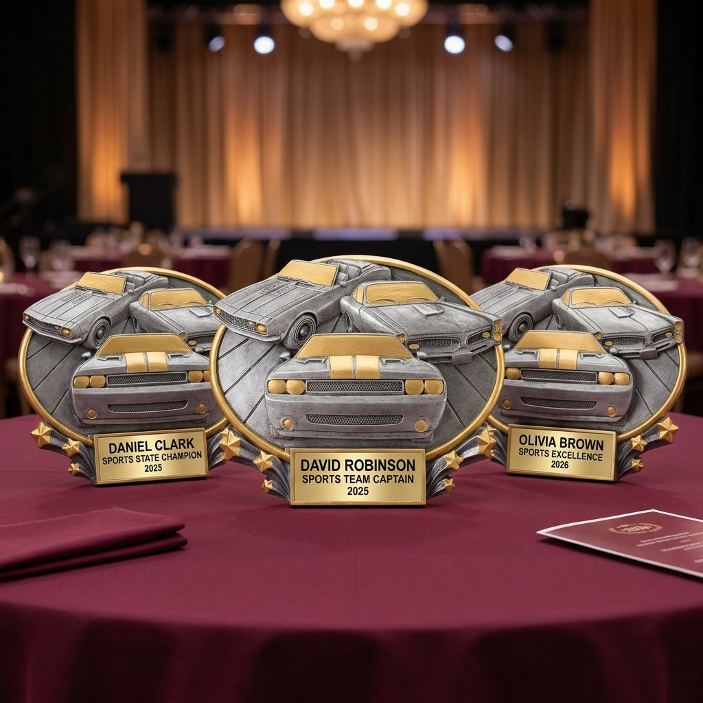 Sports Trophy Award | Personalized | Custom Engraved | Sports Award | Team Award | Coach Gift | Car Show Trophy - View 6
