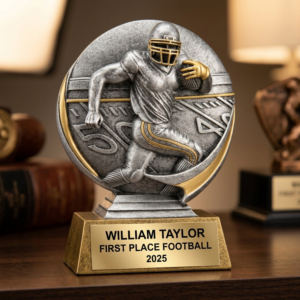 Football Award Trophy | Personalized | Custom Engraved | Football Gift | Team Awards | Football Trophy - View 4