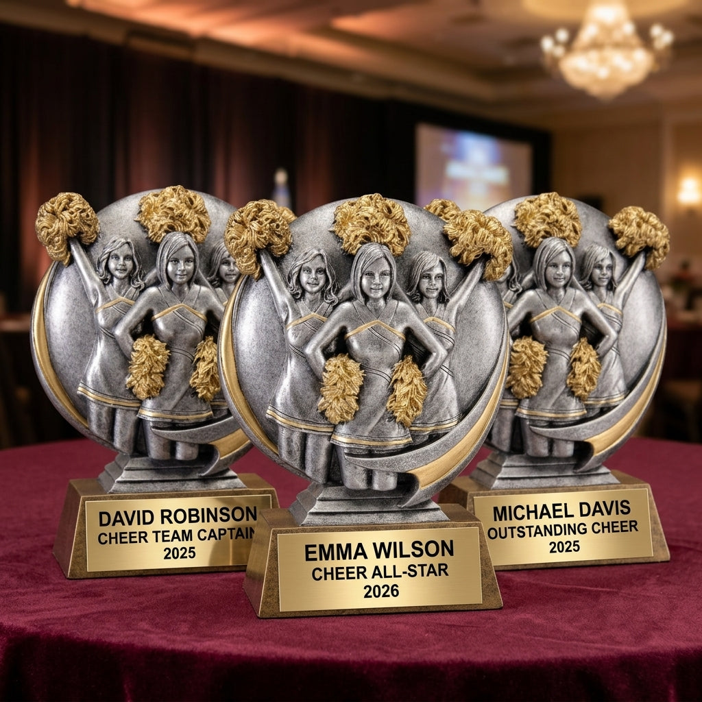 Cheer Award Trophy | Personalized | Custom Engraved Cheerleading Gift | Cheerleading Trophy | Cheer Team Awards - View 6