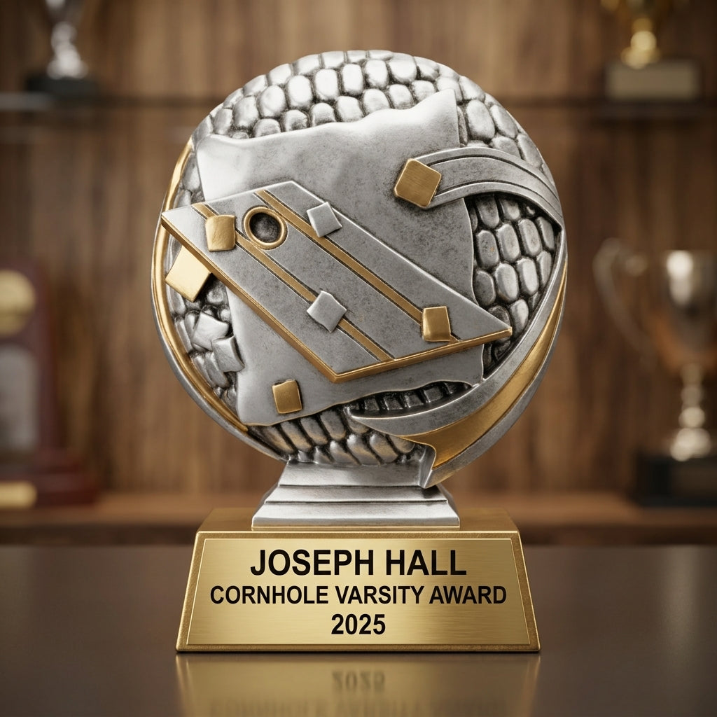 Personalized Personalized | Cornhole Award | Custom Engraved | Trophy | Game Prize | Engraved - custom laser engraved - view 1
