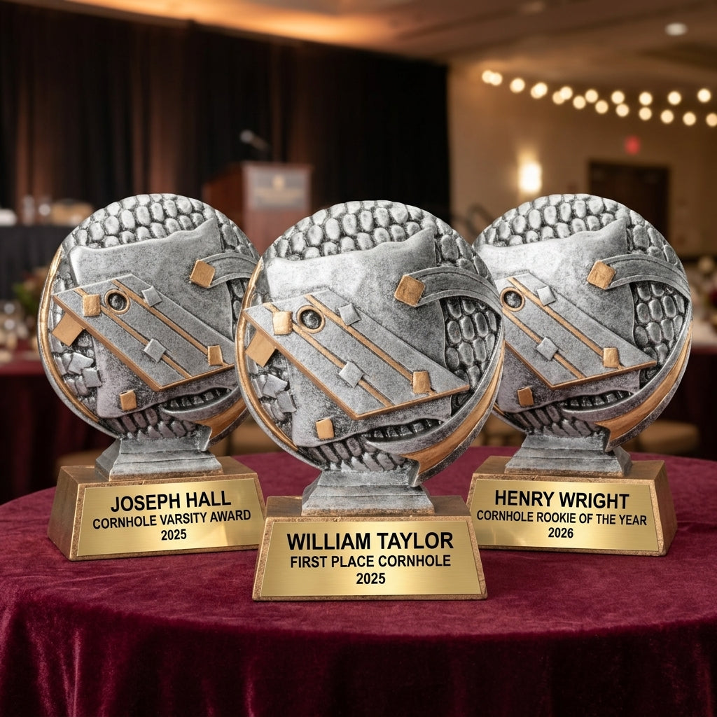 Personalized Personalized | Cornhole Award | Custom Engraved | Trophy | Game Prize | Engraved - custom laser engraved - view 6