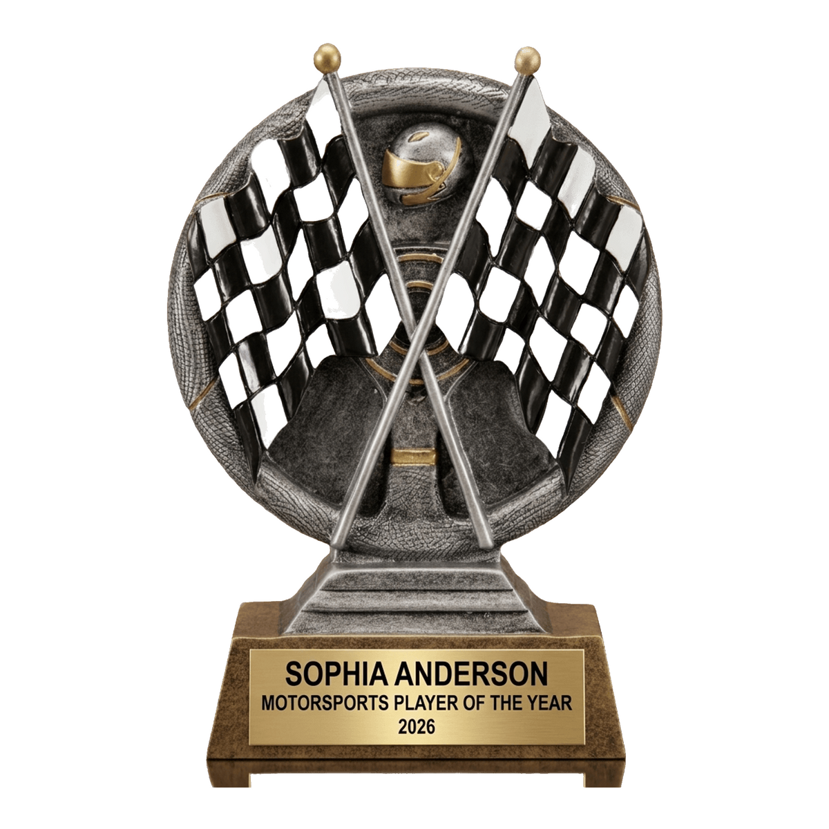 Racing Award Trophy | Personalized | Custom Engraved | Racing Gift | Race Car Award | Personalized Trophy | Engraved Plaque