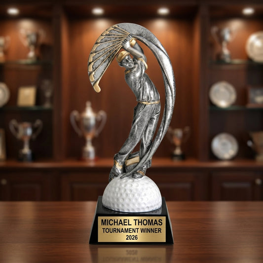 Personalized | Golf Award | Custom Engraved | Golf Trophy | Engraved Golf Award | Custom Golfer Gift | Tournament Winner - View 1