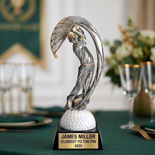Personalized | Golf Award | Custom Engraved | Golf Trophy | Engraved Golf Award | Custom Golfer Gift | Tournament Winner - View 2