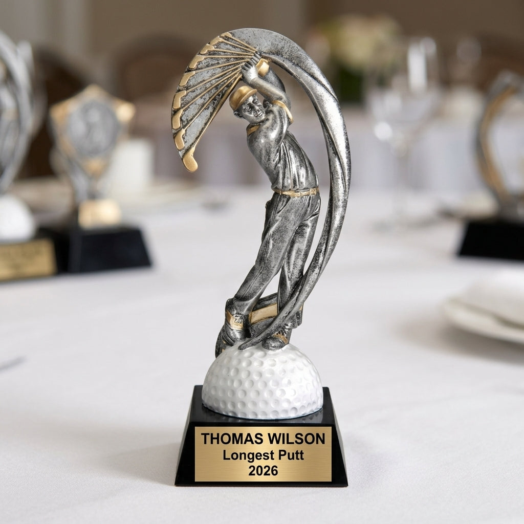 Personalized | Golf Award | Custom Engraved | Golf Trophy | Engraved Golf Award | Custom Golfer Gift | Tournament Winner - View 5